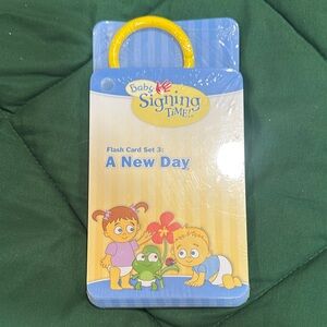 Baby signing time flash card set 3 a new day NEW